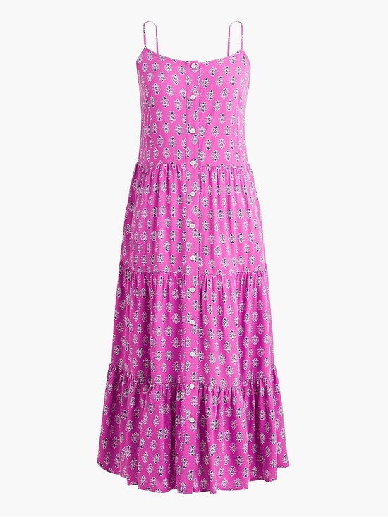 J. Crew Factory Dresses & Skirts - JCrew Factory Tiered Sundress - Magenta